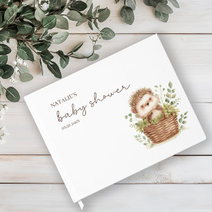Süße kleine Igel-Babyparty Gästebuch