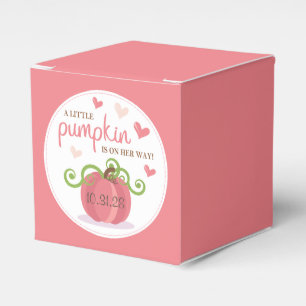 Süße kleine Kürbis-Baby-Party Geschenkschachtel