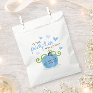 Süße kleine Kürbis-Baby-Shower-Geschenktüten Geschenktütchen