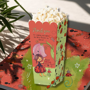 Süße kleine Lady Marienkäfer-Garten-Popcorn-Gesche Geschenkschachtel