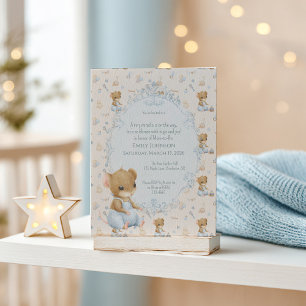 Süße kleine Maus Baby Shower Einladung