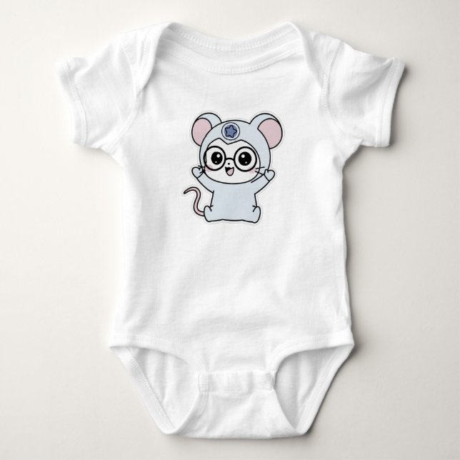Süße kleine Maus  Baby Strampler (Vorderseite)