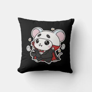 Süße kleine Maus, bereit für Halloween Kissen