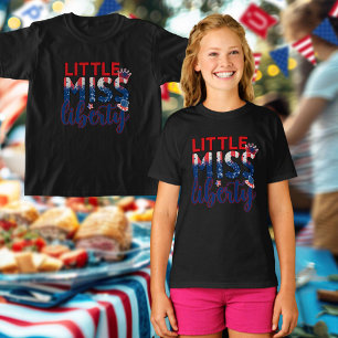 Süße kleine Miss Liberty 1776 bis 2026 Amerika 250 T-Shirt