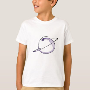 süße kleine Planet Zeichnung T-Shirt