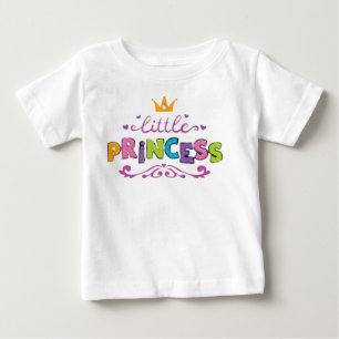 Süße kleine Prinzessinnenkrone Baby Mädchen T-Shir T-shirt