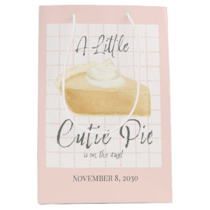 Süße kleine Schatz Mädchen Baby Shower Geschenktüt Mittlere Geschenktüte