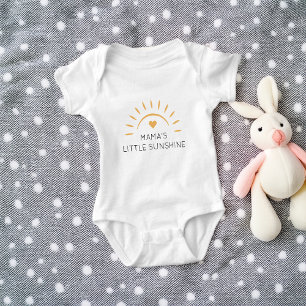 Süße kleine Sonnenschein-Personalisierung Baby Strampler