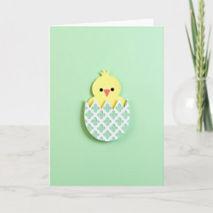 Süße kleine Vogel-Küken-Karte Karte
