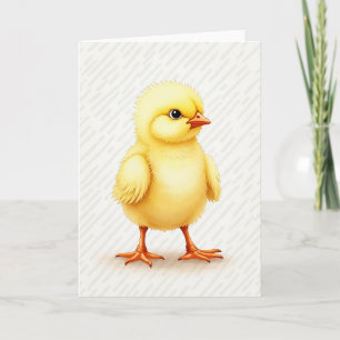 Süße kleine Vogelbaby-Grußkarte Karte