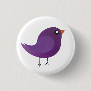 Süße kleine Vogels Kinder Button