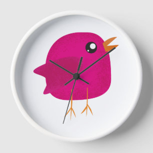Süße kleine Vogels Kinder Uhr