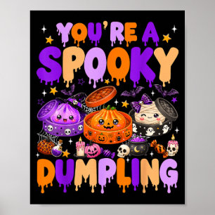 Süße Klößchen Halloween Kürbis Hexe Klößchen Poster
