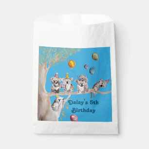 Süße Koala-Bär Geburtstags-Tierparty-Geschenktüten Geschenktütchen