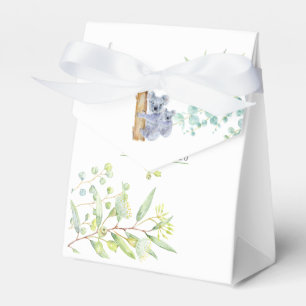 Süße Koala-Bären Eukalyptusblätter Babyparty Geschenkschachtel