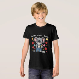 Süße Koala-Kaffee-Chaos 1. Klasse Lehrer Personal Tri-Blend Shirt