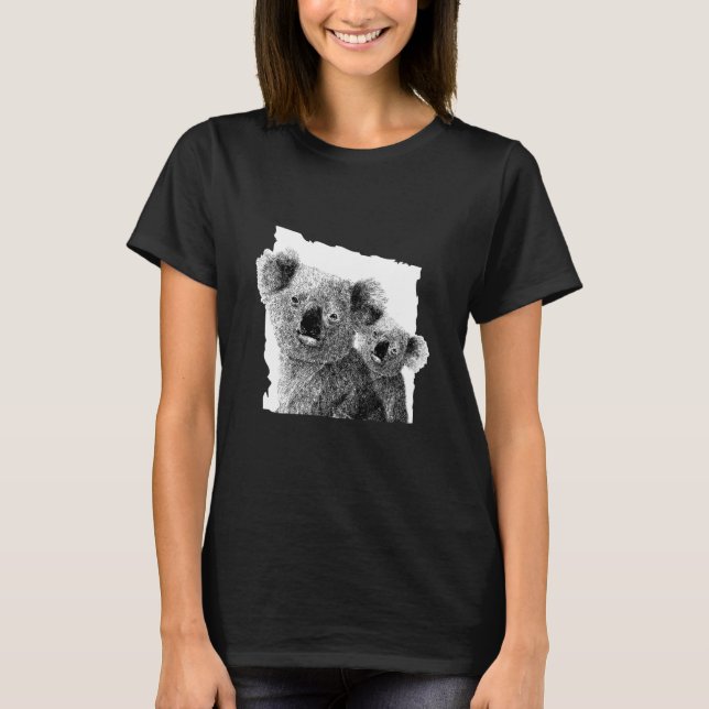Süße Koalas T-Shirt (Vorderseite)