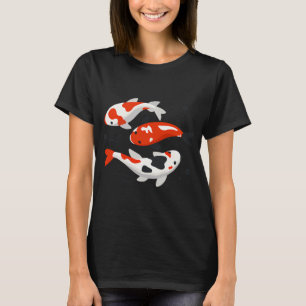Süße Koi-Fisch-Kunst T-Shirt
