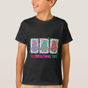 Süße Kokette Oh Weihnachtsbaum Torte Bogen Tis The T-Shirt
