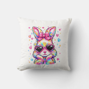 Süße Kokette Tie Dye Kaninchen Osterhase Frauen Gi Kissen