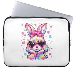 Süße Kokette Tie Dye Kaninchen Osterhase Frauen Gi Laptopschutzhülle
