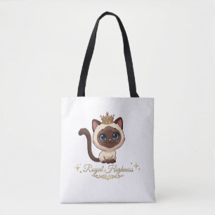 Süße königliche Siamkatze Tasche