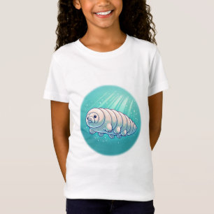 Süße Kosmische Bärtierchen-Cartoon-Kunst T-Shirt