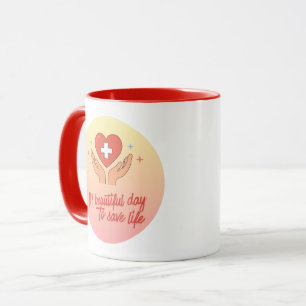 Süße Krankenpfleger Arzt Kaffeetasse
