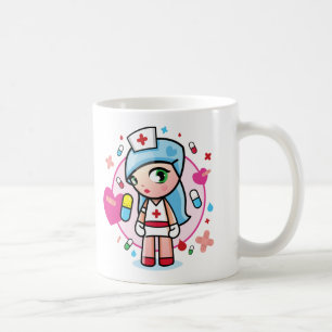 süße Krankenschwester Kaffeetasse