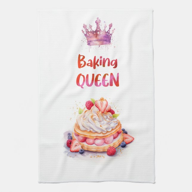Süße Kuchen Design Geschirrtuch (Vertikal)