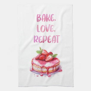 Süße Kuchen-Design Geschirrtuch