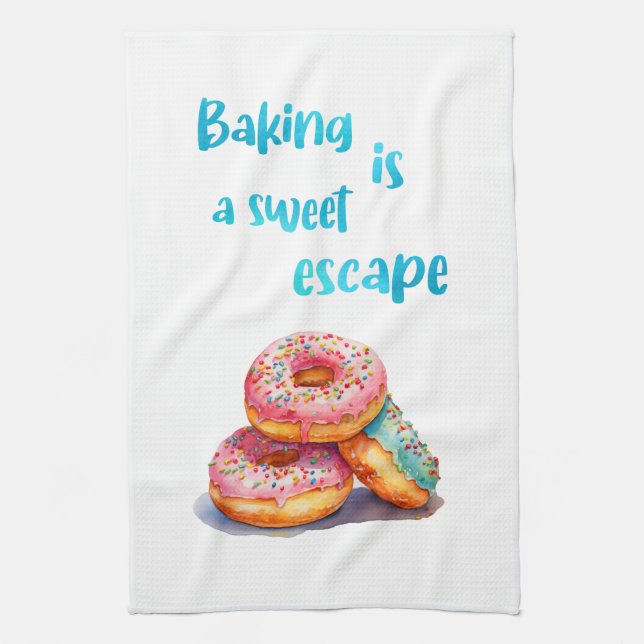 Süße Kuchen Design Geschirrtuch (Vertikal)