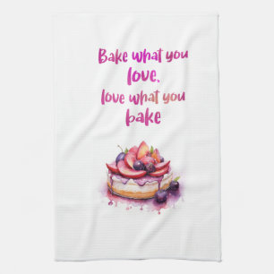 Süße Kuchen Design Geschirrtuch
