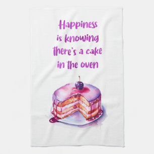 Süße Kuchen-Design Geschirrtuch