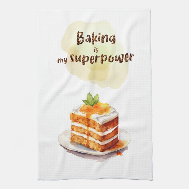 Süße Kuchen Design Geschirrtuch (Vertikal)
