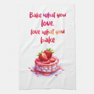 Süße Kuchen Design Geschirrtuch