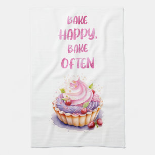 Süße Kuchen Design Geschirrtuch