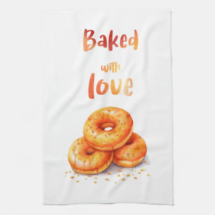 Süße Kuchen Design Geschirrtuch