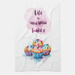 Süße Kuchen Design Geschirrtuch