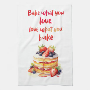 Süße Kuchen-Design Geschirrtuch