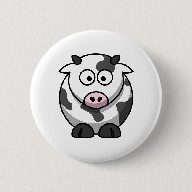 Süße Kuh Button (Vorderseite)