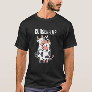 Süße Kuh Kuh für Fans von kuscheligen Kühen T-Shirt