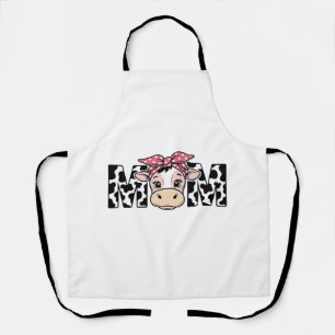 Süße Kuh-Mama-Schleife Grafikdesign_1 Schürze