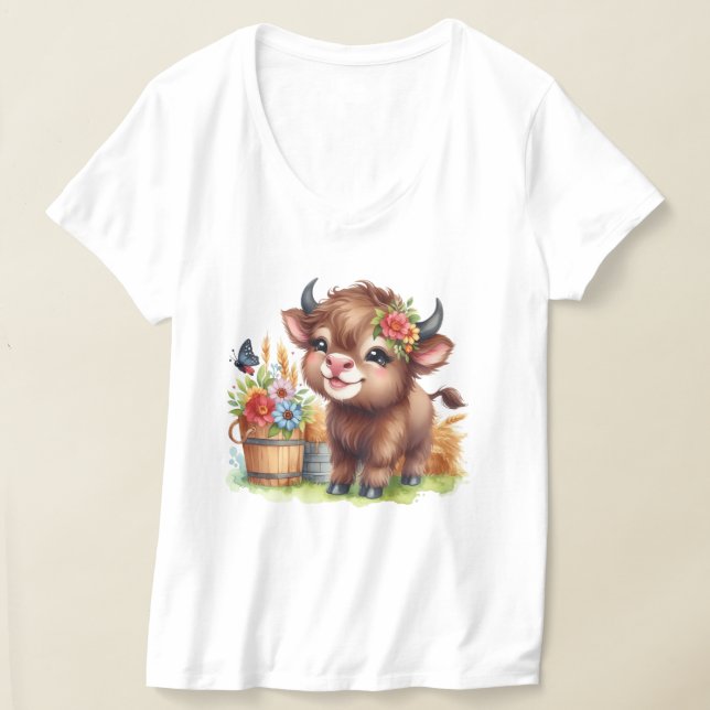 Süße Kuh T-Shirt (Ablage )