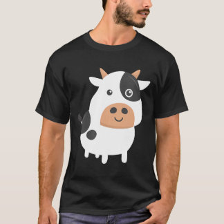 Süße Kuh und niedliches Babykalb Kuh T-Shirt