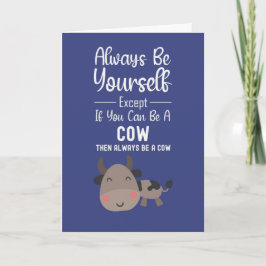 Süße Kuhliebhaber-Karten Lustige Farmtiere Humor Karte