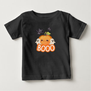Süße Kürbis-Geister BOOO Halloween T-Shirt