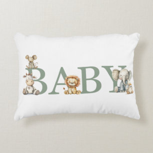 Süße Kuscheltiere Baby Dekokissen