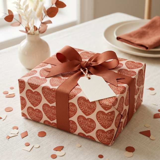 Süße Kuss-Verpackungspapier Geschenkpapier (Von Creator hochgeladen)