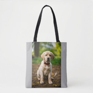 Süße Labrador-Hund-Illustration – Cute Welpe Tasche